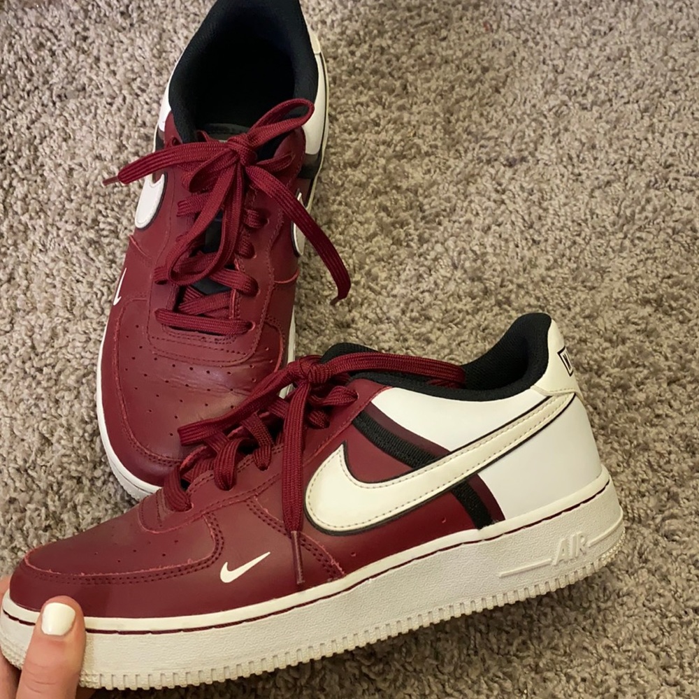 Red Nike Air Force 1’s